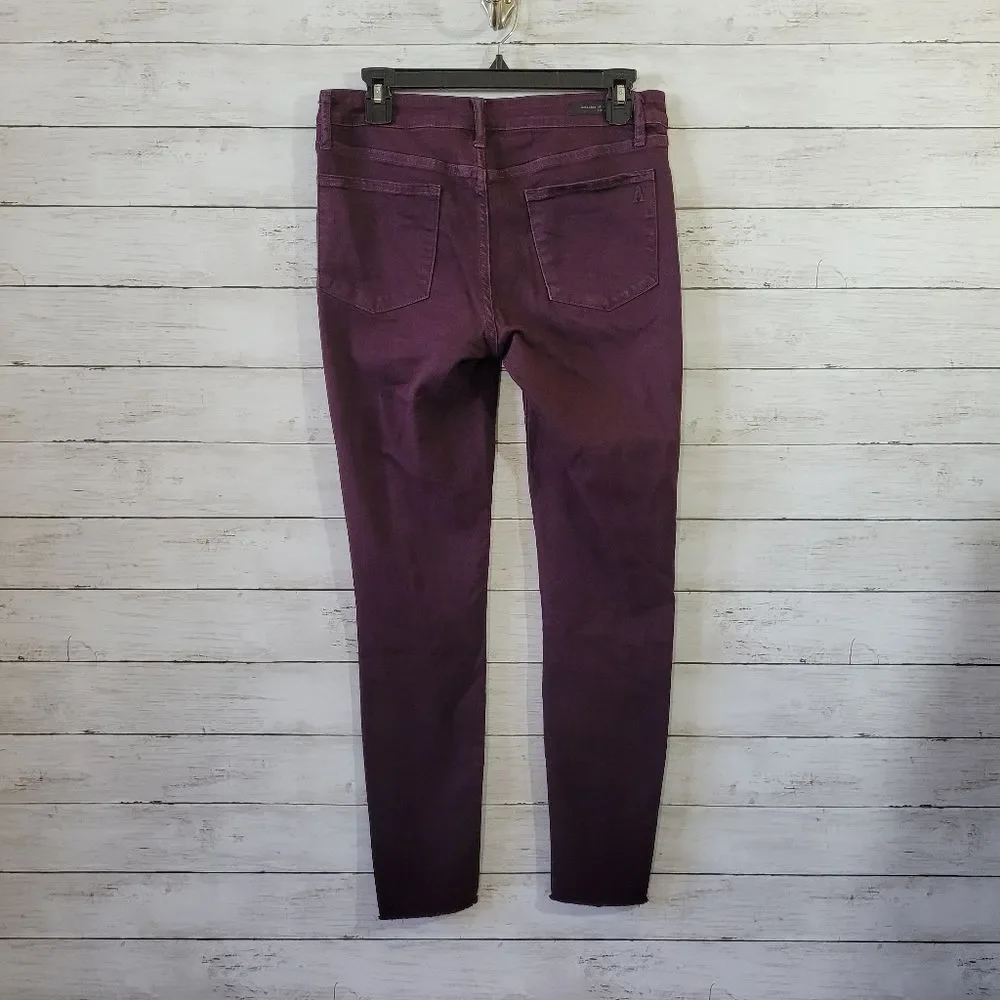 Articles of Society Sarah Cut Off Hem Ankle Skinny Jeans in Boise / Plum Size 28